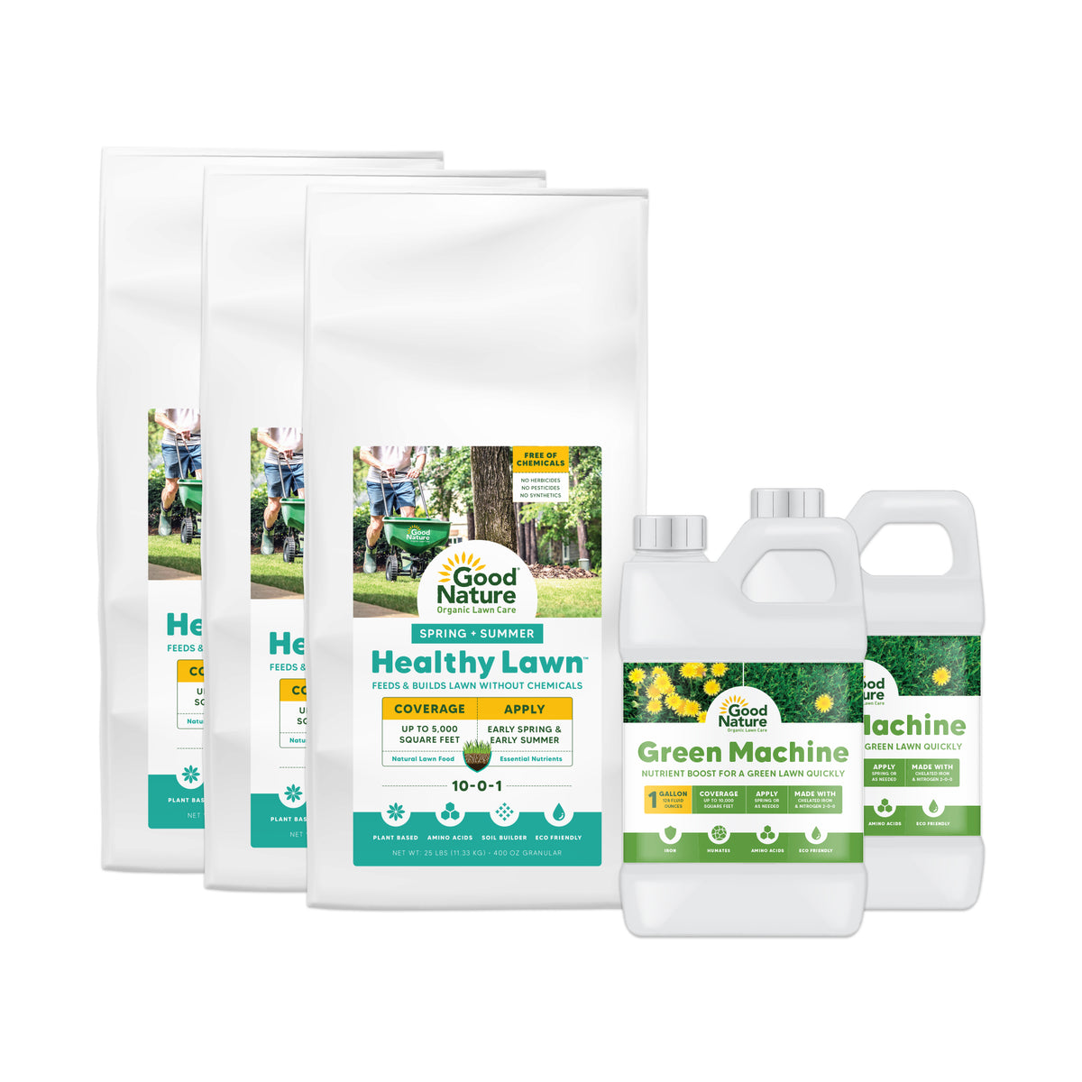 Bundle: Best Lawn Spring (7,500 s.f.) | Good Nature Organic Supply