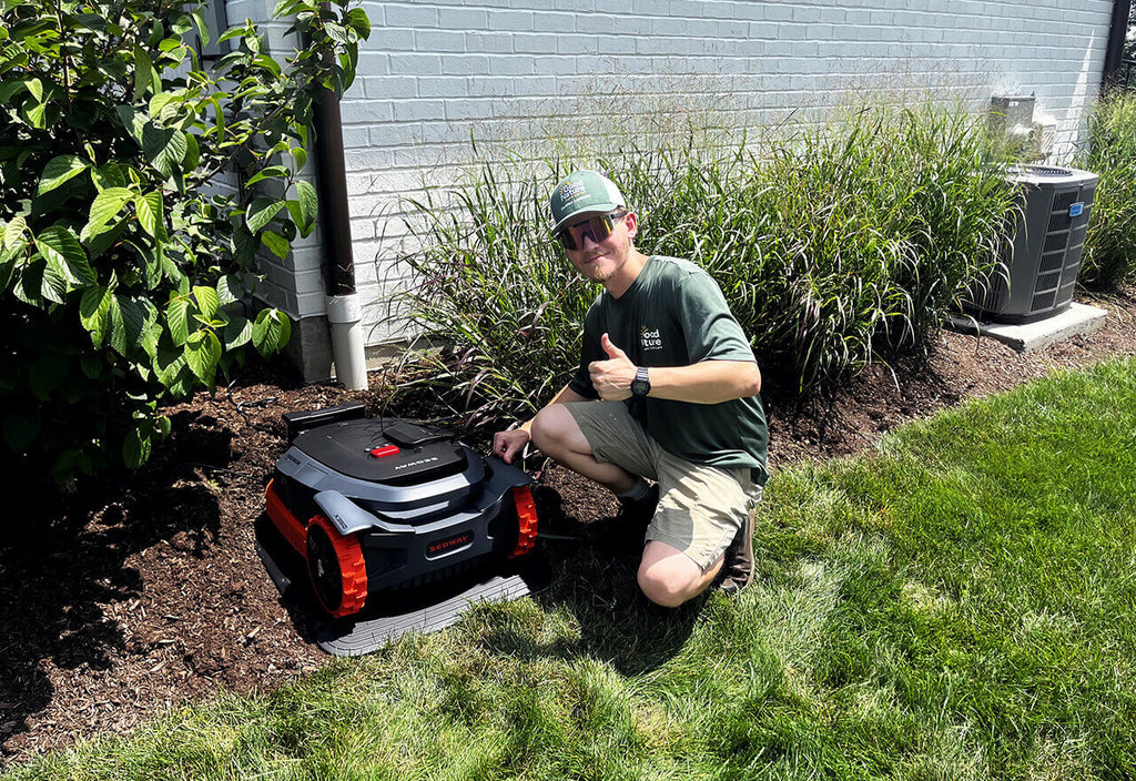 Robotic Mowing – Good Nature Organic Supply